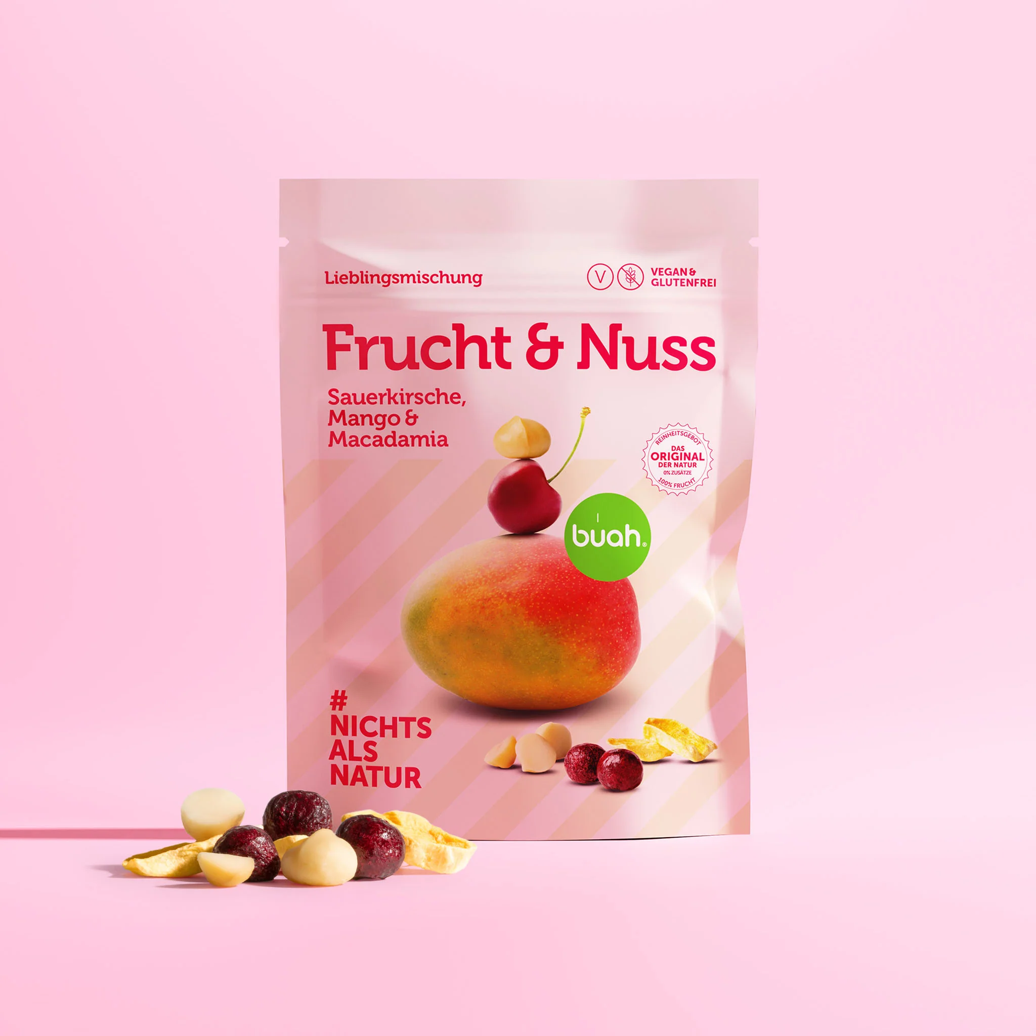 Mix Frutta & Noci con Amarena, Mango e Macadamia
