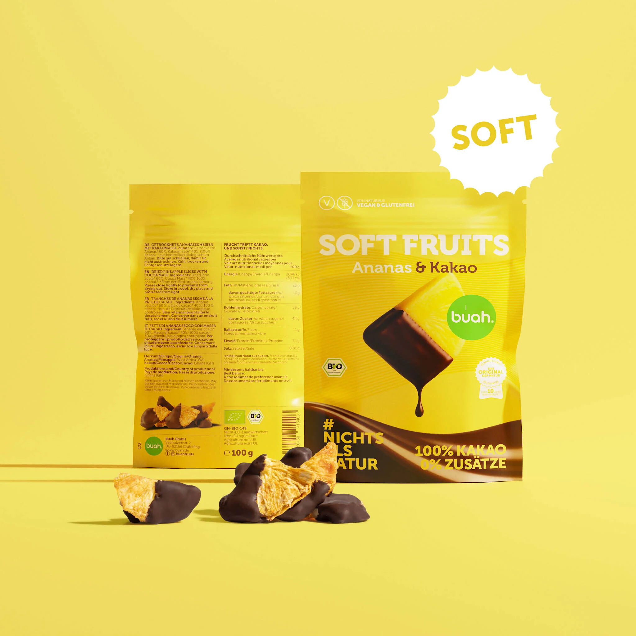 Soft Fruits Ananas Bio & Cacao